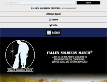 Tablet Screenshot of fallensoldiersmarch.com